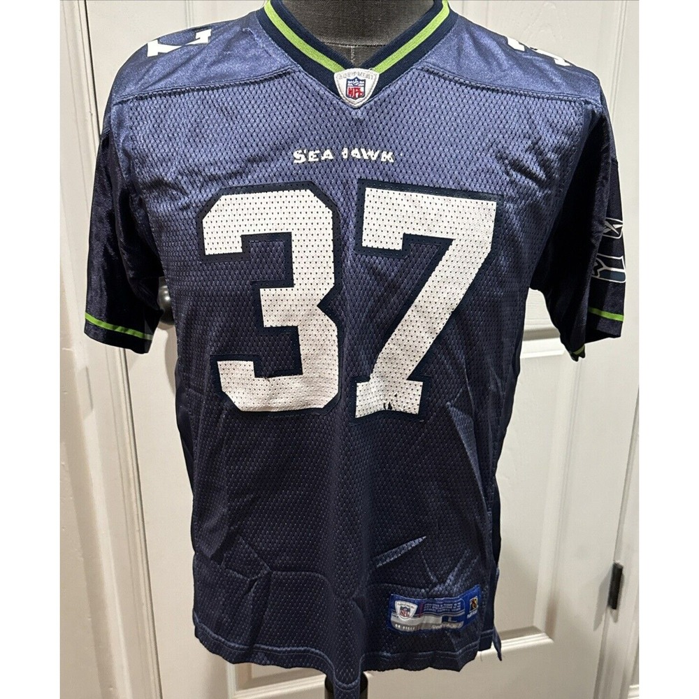 NFL Seattle Seahawks Football Jersey #37 Alexander - Jr/ Boys Large 14-16 Reebok